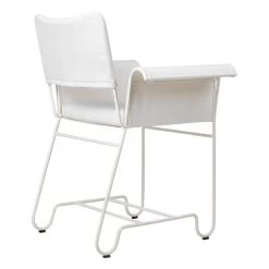 Gubi Tropique Stuhl, Weiß - Udine 06 -Lassen Sie Ihre Gartenmöbel fließen. 10100471 B3Q Tropique Dining Chair WO Fringes Classic White Udine Limonta6