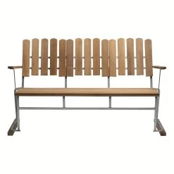 Sofa 6, Feuerverzinkter Stahl - Teakholz 7 Sofa 6, Feuerverzinkter Stahl - Teakholz -Lassen Sie Ihre Gartenmöbel fließen. 10331 Soffa 6 teak fram
