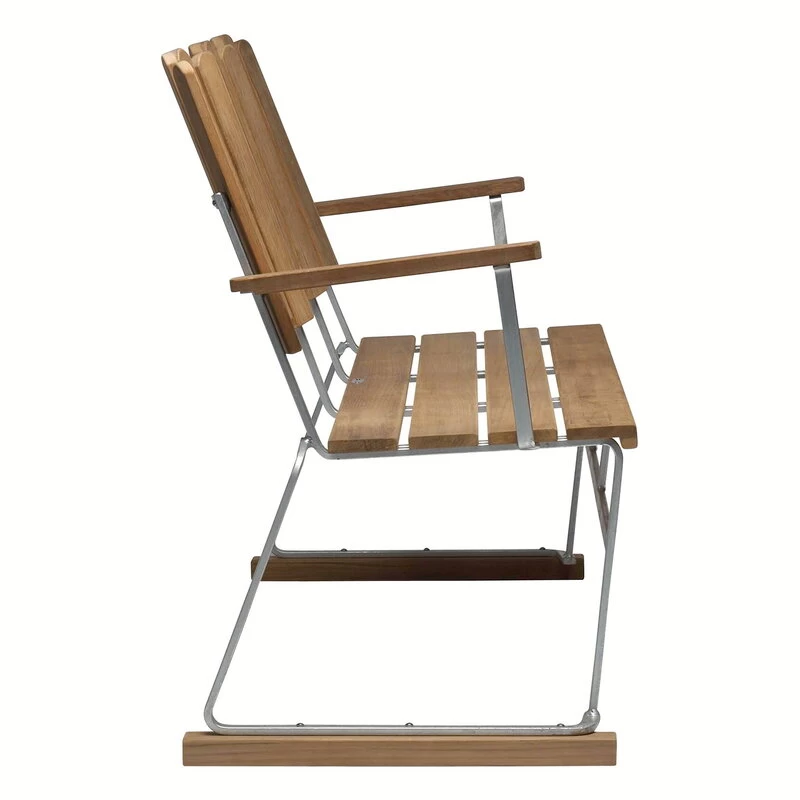 Sofa 6, Feuerverzinkter Stahl - Teakholz 4 Sofa 6, Feuerverzinkter Stahl - Teakholz – Bild 2