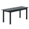 Muuto Linear Steel Bank, 110 Cm, Schwarz -Lassen Sie Ihre Gartenmöbel fließen. 1043Muuto iso19 TH