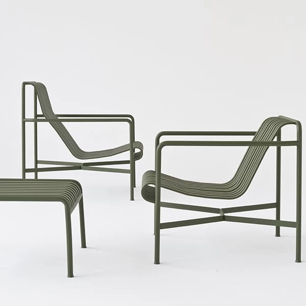 Hay Fußhocker Palissade, Anthrazit 4 Hay Fußhocker Palissade, Anthrazit – Bild 2