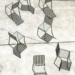 Hay Stuhl Palissade, Himmelgrau -Lassen Sie Ihre Gartenmöbel fließen. 1185Hay iso