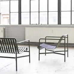 Hay Loungesessel Palissade, Niedrig, Himmelgrau -Lassen Sie Ihre Gartenmöbel fließen. 1188Hay iso 2