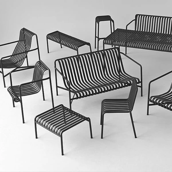 Hay Loungesessel Palissade, Niedrig, Anthrazit 8 Hay Loungesessel Palissade, Niedrig, Anthrazit – Bild 6