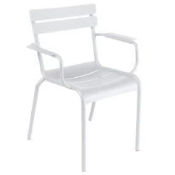 Luxembourg Sessel, Baumwollweiß