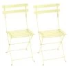 Bistro Metallstuhl, 2 Stück, Frosted Lemon -Lassen Sie Ihre Gartenmöbel fließen. 16Fermob 20 TH