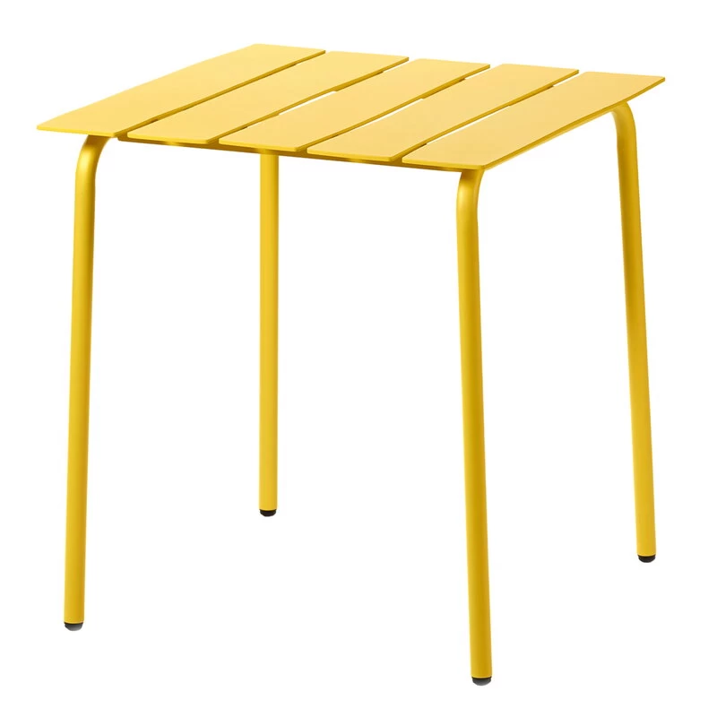 Aligned Esstisch, 70 X 70 Cm, Gelb 3 Aligned Esstisch, 70 X 70 Cm, Gelb