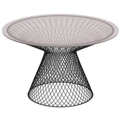 EMU Heaven Tisch, 120 Cm, Schwarz, Glasplatte