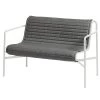 Hay Gestepptes Kissen Für Esszimmerbank Palissade, Anthrazit -Lassen Sie Ihre Gartenmöbel fließen. 18HayPalissade iso HV