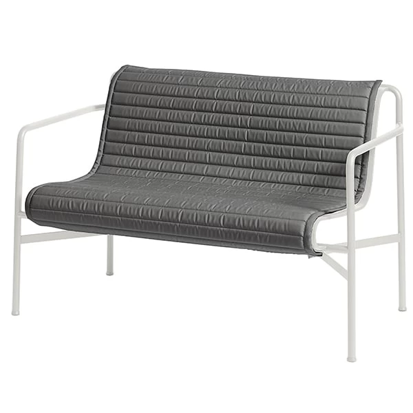 Hay Gestepptes Kissen Für Esszimmerbank Palissade, Anthrazit 3 Hay Gestepptes Kissen Für Esszimmerbank Palissade, Anthrazit