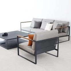 Garden Easy Sofa, 3-Sitzer -Lassen Sie Ihre Gartenmöbel fließen. 206Roshults iso 1