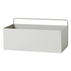 Ferm LIVING Wall Box, Rechteckig, Hellgrau