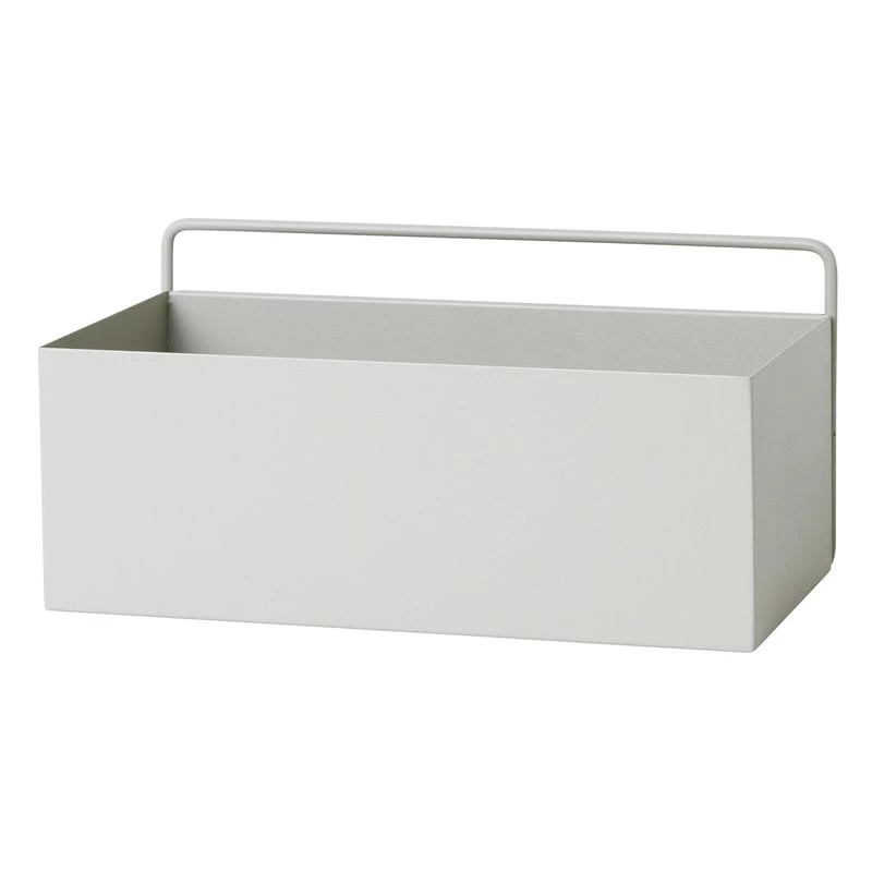 Ferm LIVING Wall Box, Rechteckig, Hellgrau 3 Ferm LIVING Wall Box, Rechteckig, Hellgrau