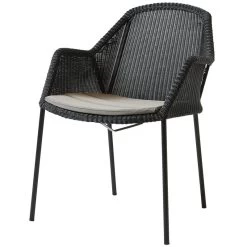 Sitzkissen Für Breeze Stapelbaren Esszimmerstuhl, Taupe -Lassen Sie Ihre Gartenmöbel fließen. 219Cane line iso TH