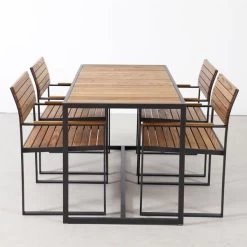 Garden Bistro 6 Tisch -Lassen Sie Ihre Gartenmöbel fließen. 273Roshults iso