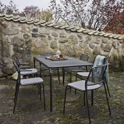 Skagerak Sessel Mira, Anthrazit Schwarz -Lassen Sie Ihre Gartenmöbel fließen. 2SkagerakMira iso HV