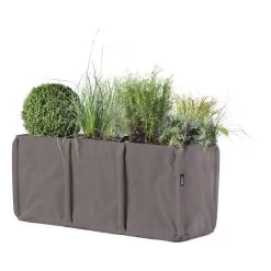 Baclong 3 Stoffpflanzgefäß, 110 L, Taupe -Lassen Sie Ihre Gartenmöbel fließen. 303847 2 BACLONG 3 LARGE LIGHTWEIGHT PLANTERS 110L TAUPE FABRIC BACSAC