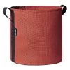 Stoffblumentopf, 25 L, Ziegelrot -Lassen Sie Ihre Gartenmöbel fließen. 304007 1 ROUND FLOWER POT 25L BRICK RED FABRIC BACSAC