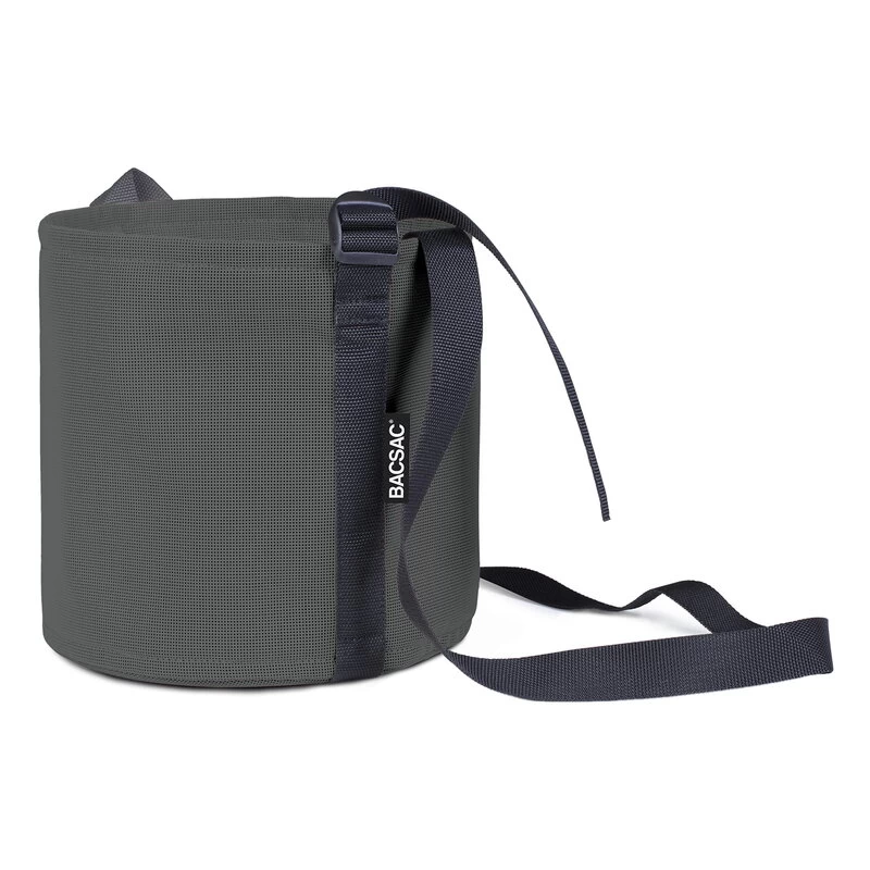 Hängender Stoffblumentopf, 10 L, Schwarzgrau 3 Hängender Stoffblumentopf, 10 L, Schwarzgrau