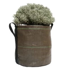 Stoffblumentopf, 25 L, Geotextil -Lassen Sie Ihre Gartenmöbel fließen. 304132 2 ROUND FLOWER POT 25L GEOTEXTILE FABRIC BACSAC