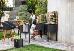 Grow Pflanzgefäß, Klein, Lavagrau 9 Grow Pflanzgefäß, Klein, Lavagrau -Lassen Sie Ihre Gartenmöbel fließen. 3550AL P3550ST BAR3550T 5455RODGT 5771ALI 1