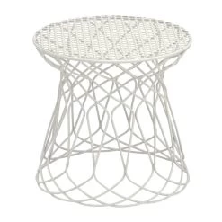 EMU Re Trouve Hocker/Beistelltisch, Mattweiß
