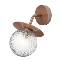 Liila Outdoor Wandleuchte, Dunkelbronze - Klar