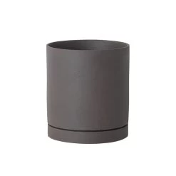 Ferm LIVING Topf Sekki, M, Graphitgrau