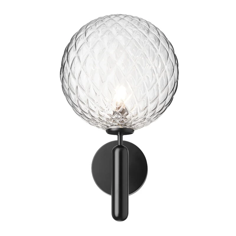 Miira Outdoor Wandleuchte, Schwarz - Klar 4 Miira Outdoor Wandleuchte, Schwarz - Klar – Bild 2