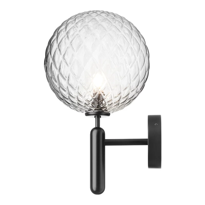 Miira Outdoor Wandleuchte, Schwarz - Klar 5 Miira Outdoor Wandleuchte, Schwarz - Klar – Bild 3