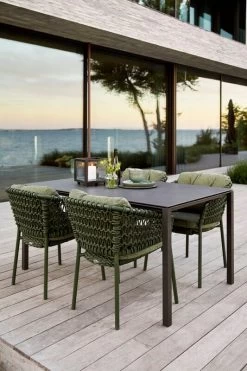 Ocean Stuhlkissen-Set, Dunkelgrün -Lassen Sie Ihre Gartenmöbel fließen. 5417RODGR 5417YN111 5080AL P150X90CN 5721AL 1