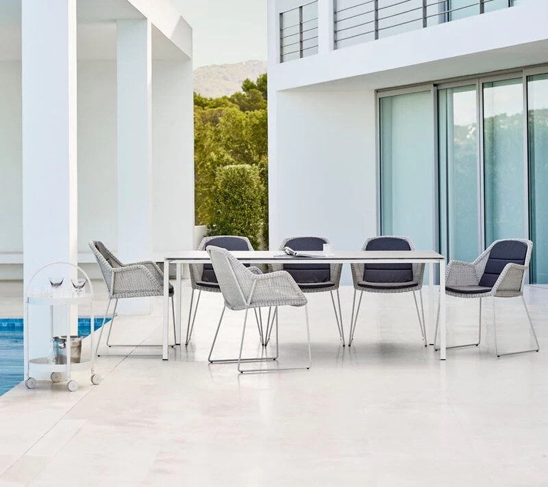 Esszimmerstuhl Breeze, Grauweiß 4 Esszimmerstuhl Breeze, Grauweiß – Bild 2