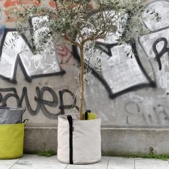 Stoffblumentopf, Dunkelgrau -Lassen Sie Ihre Gartenmöbel fließen. 54Bacsac iso