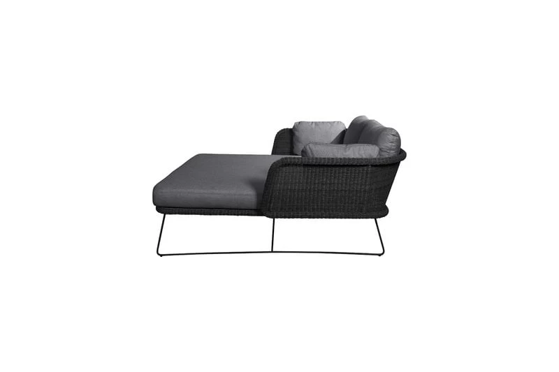 Horizon Tagesbett, Schwarz – Grau 4 Horizon Tagesbett, Schwarz – Grau – Bild 2
