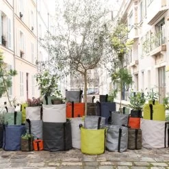 Stoffblumentopf, Dunkelgrau -Lassen Sie Ihre Gartenmöbel fließen. 55Bacsac iso 1