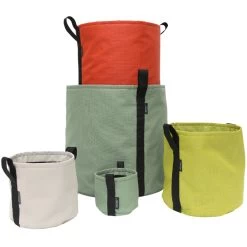 Stoffblumentopf, Dunkelgrau -Lassen Sie Ihre Gartenmöbel fließen. 56Bacsac iso