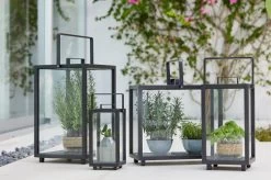 Lighthouse Laterne, Rechteckig, Dunkelgrau -Lassen Sie Ihre Gartenmöbel fließen. 5720AL 5724AL 5725AL 5726AL