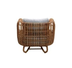 Nest Loungesessel, Natur – Hellgrau -Lassen Sie Ihre Gartenmöbel fließen. 57421USL 3