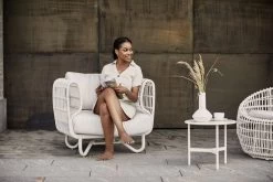 Nest Loungesessel, Weiß -Lassen Sie Ihre Gartenmöbel fließen. 57421WSW 57422WSW 2