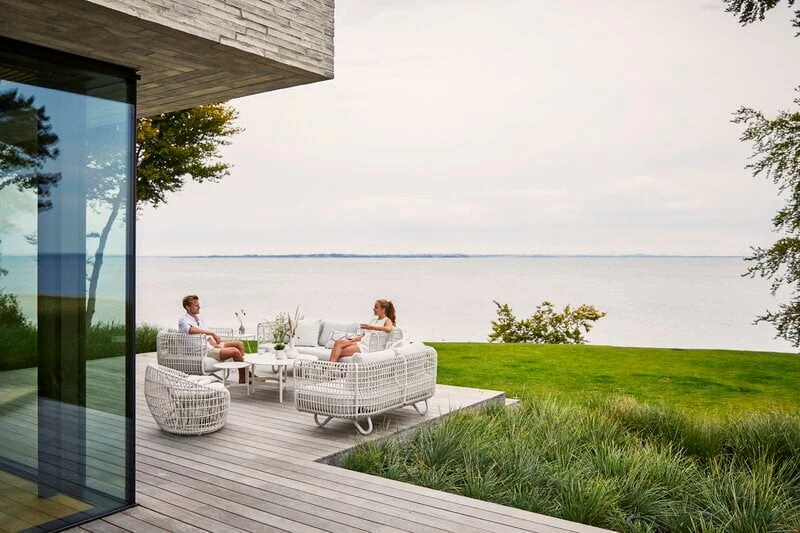 Nest 2-Sitzer-Sofa, Weiß 4 Nest 2-Sitzer-Sofa, Weiß – Bild 2