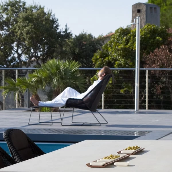 Breeze Fußhocker, Schwarz 4 Breeze Fußhocker, Schwarz – Bild 2