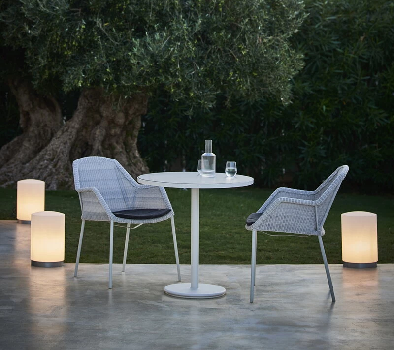 Breeze Sitzkissen Für Stapelbaren Esszimmerstuhl, Schwarz 7 Breeze Sitzkissen Für Stapelbaren Esszimmerstuhl, Schwarz – Bild 5