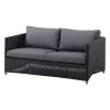 Diamond 2-Sitzer-Sofa, Graphit – Grau 1 Diamond 2-Sitzer-Sofa, Graphit – Grau -Lassen Sie Ihre Gartenmöbel fließen. 8502LGSG EE