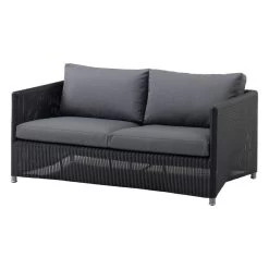 Diamond 2-Sitzer-Sofa, Graphit – Grau