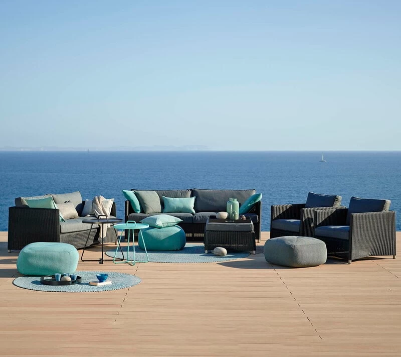 Diamond 3-Sitzer-Sofa, Graphit – Grau 5 Diamond 3-Sitzer-Sofa, Graphit – Grau – Bild 3