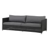 Diamond 3-Sitzer-Sofa, Graphit – Grau -Lassen Sie Ihre Gartenmöbel fließen. 8503LGSG EE