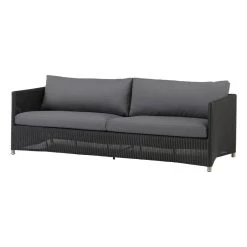 Diamond 3-Sitzer-Sofa, Graphit – Grau
