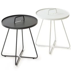 On-the-move Tisch, Klein, Weiß 12 On-the-move Tisch, Klein, Weiß -Lassen Sie Ihre Gartenmöbel fließen. 88CANE line iso 1