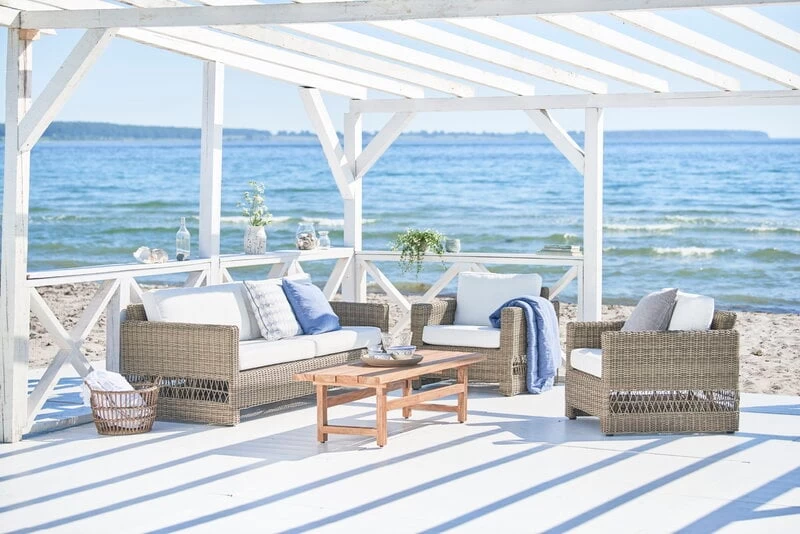 Carrie Sofa, Antikgrau – Weiß 5 Carrie Sofa, Antikgrau – Weiß – Bild 3