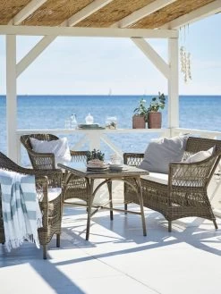 Charlot Stuhl, Antikgrau – Weiß -Lassen Sie Ihre Gartenmöbel fließen. 9190T Charlot 2 seater Victoria beach hf 1